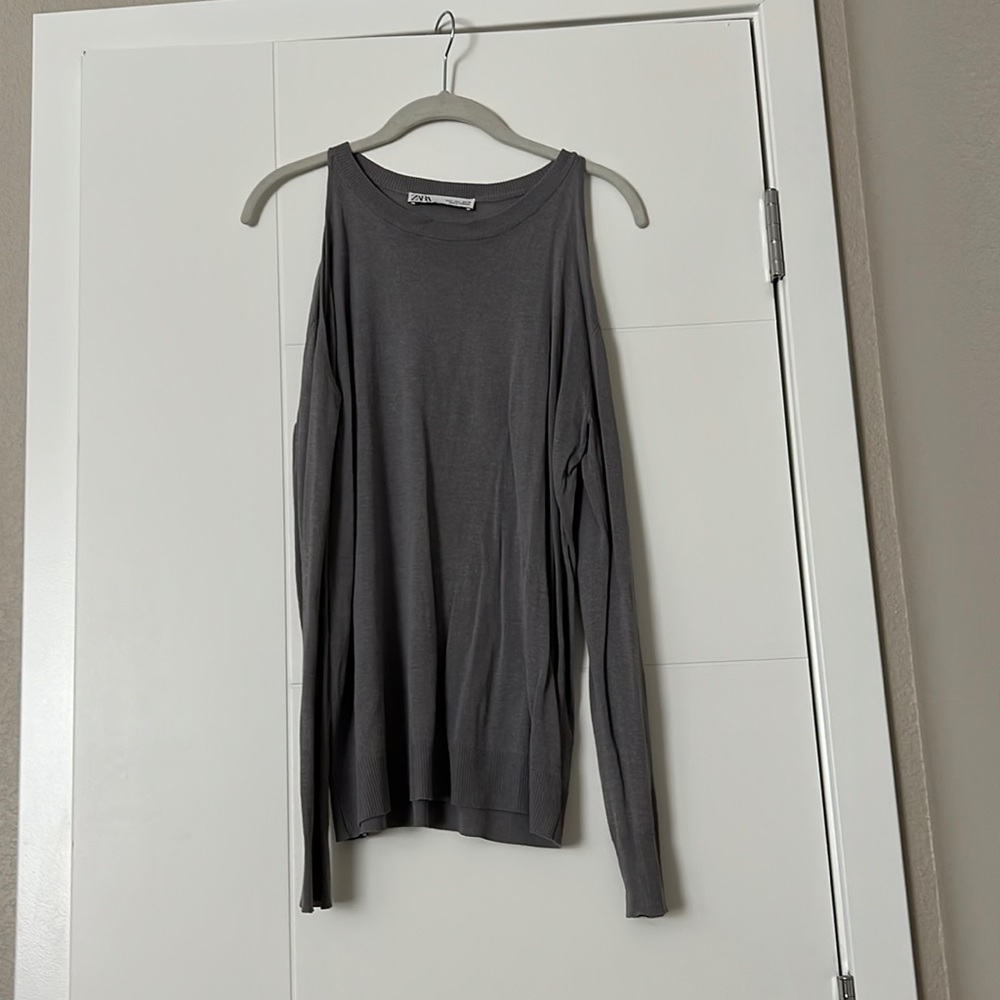Zara Cold Shoulder Top